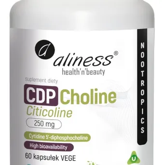 CDP Cholina  ,Cytykolina  250 mg Aliness 60 kaps vege