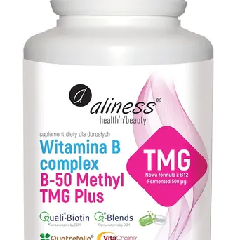 Witamina B complex B-50 METHYL TMG PLUSx 100 VEGE kaps.