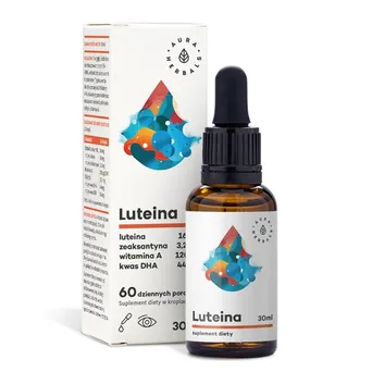 Luteina + Witamina A + DHA + Zeaksantyna, krople30 ml-Aura Herbals
