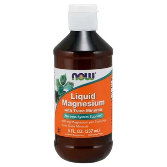 Magnesium Liquid - Magnez w płynie 237 ml NOW Foods