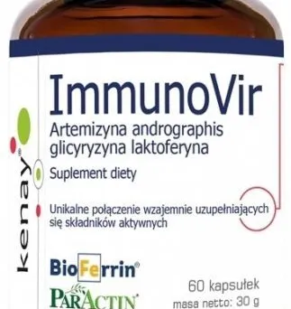 ImmunoVir - artemizyna andrographis glicyryzyna laktoferyna  60 kaps Kenay