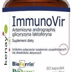ImmunoVir - artemizyna andrographis glicyryzyna laktoferyna  60 kaps Kenay