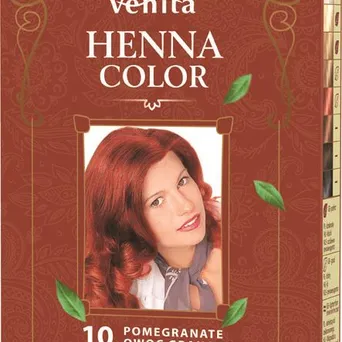 Henna proszek nr 10 owoc granatu 25g - ziołowa odżywka koloryzująca VENITA