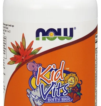 Kid Vits, Berry Blast - 120 do żucia Now Foods