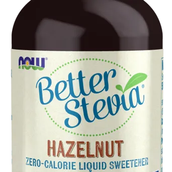 Better Stewia w płynie, Hazelnut - 59 ml. Now Foods