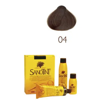 Sanotint farba do włosów- naturalna koloryzacja - 04 Jasny brąz