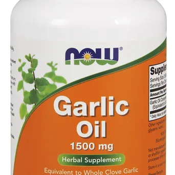 Olej czosnkowy w kapsułkach Now Foods Garlic Oil, 1500mg - 250 kaps.