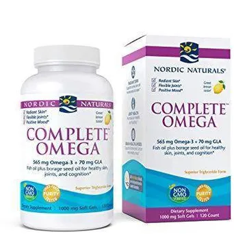 Nordic Naturals Complete Omega, 565mg Cytrynowy 120 kaps. 