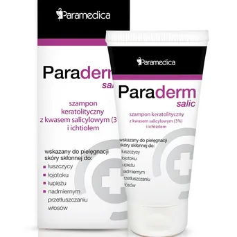 Paraderm SALIC Szampon keratolityczny z kwasem salicylowym (3%) i ichtiolem 150g PARAMEDICA