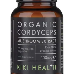 Cordyceps Extract Organic, 400mg - 60 vkaps. KIKI HEALTH
