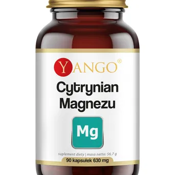 Cytrynian magnezu - Bezwodny, Yango - 90 kaps.