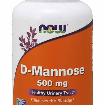 D-Mannoza, 500mg Now Foods- 240 kaps