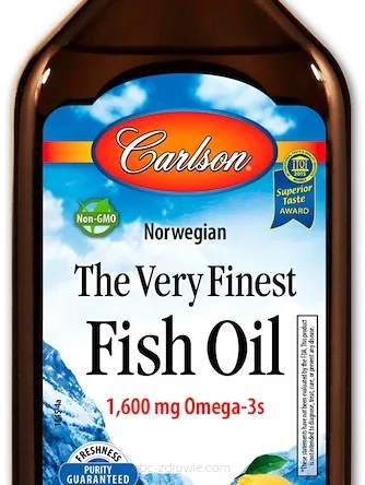 Najwyższej Jakości Olej Rybi (Naturalny Cytrynowy) Carlson Labs - 500 ml 