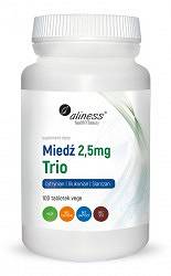Miedż trio 2,5 mg Medicaline x 100  tabs.