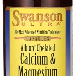 Albion Chelated Calcium i Magnesium - 60 kaps. SWANSON