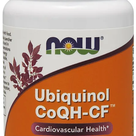 Ubichinol CoQH-CF - 60 kaps. Now Foods