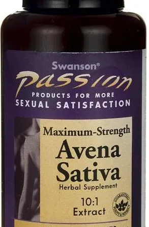 Avena Sativa Extract, 575mg Max Strength - 60 kaps. SWANSON