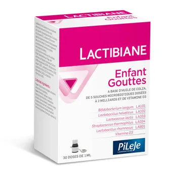 Lactibiane,probiotyk dla noworodka w kroplach Pileje 30 ml