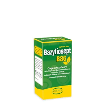 Bazyliosept B86 -Olejek bazyliowy + olejek z imbiru i kurkumy 10ml
