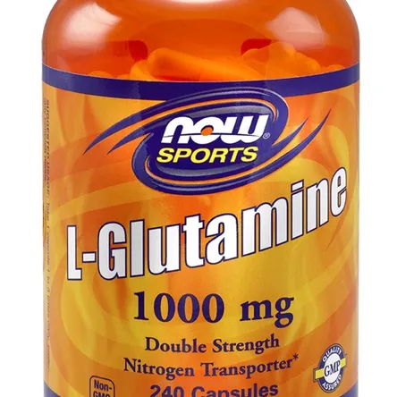 Glutamina, 1000mg - 240 kaps. Now Foods