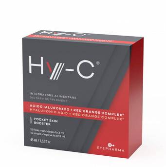 Hy-C krople na męty,kwas hialuronowy + RED ORANGE COMPLEX 15 fiolek