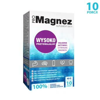 ProMagnez- cytrynian magnezu- 10 saszetek, 40 g