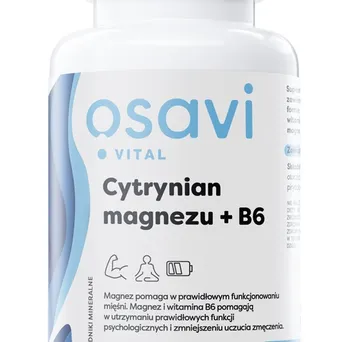 Cytrynian Magnezu + B6 -Osavi 90 kaps.