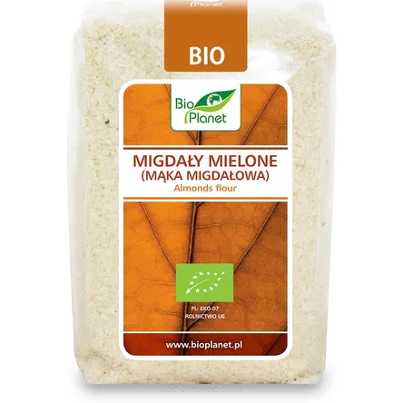 Migdały mielone (mąka migdałowa) BIO 250g Bio Planet