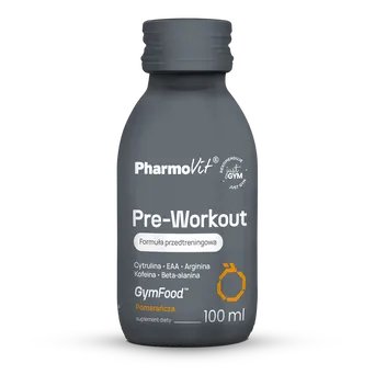 Pre-Workout Formuła przedtreningowa (pomarańcza) 100 ml | GymFood Pharmovit