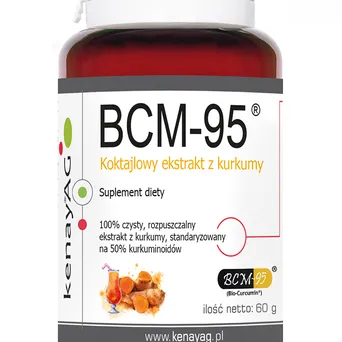 KURKUMA BCM-95 rozpuszczalny ekstrakt z kurkumy w proszku,60g