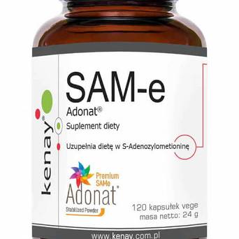 SAM-e S-Adenosyl-L-Methionine Adonat 120 kaps.