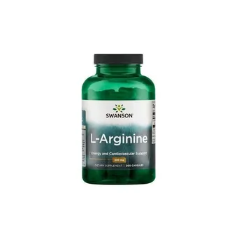 Arginina, L-Arginina 500 mg -200 kaps. Swanson