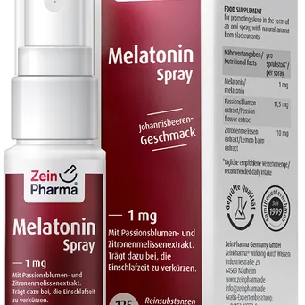 Melatonina Spray, 1mg - 25 ml. Zein Pharma