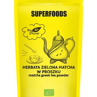 SUPERFOODS Herbata zielona Matcha w proszku BIO 100g BIO PLANET