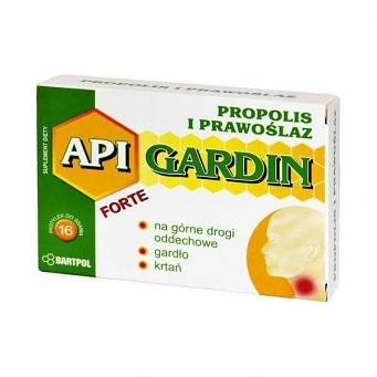 API-GARDIN Forte propolis i prawoślaz 16 tab Bartpol