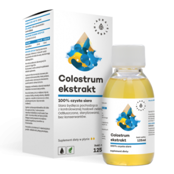 Colostrum Ekstrakt 100% czysta siara Aura Herbals 125 ml
