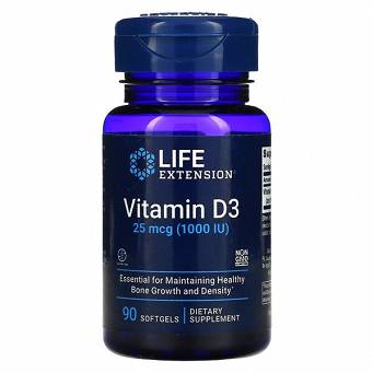Vitamin D3, 1000IU - 90 softgels