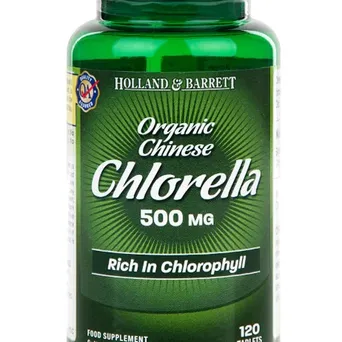 Chlorella chińska 500mg - Holland-Barrett - 120 tabletek. 