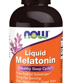 Melatonina w płynie -Liquid Melatonin 59 ml.- Now Foods