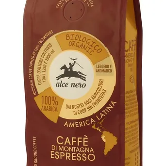 Kawa 100% Arabica Espresso mielona FT BIO ALCE NERO 250g
