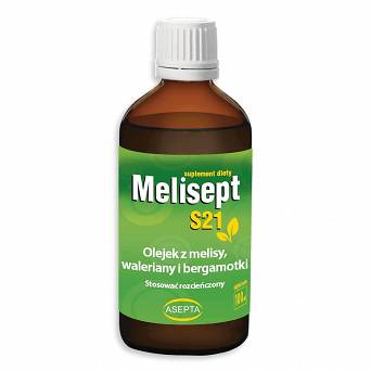 Melisept S21 na sen olejek z melisy, waleriany i bergamotki ASEPTA 100ml 