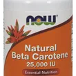 BETA CAROTEN- 25,00UI -Now Foods