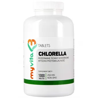 Chlorella tabletki 250mg, 1000 szt. MyVita