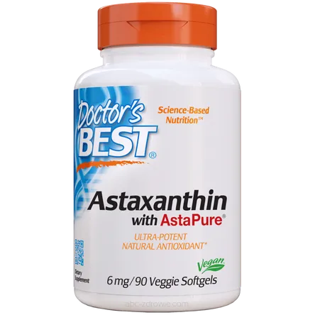 Astaksantyna 6 mg AstaPure Doctor's Best 90 kaps