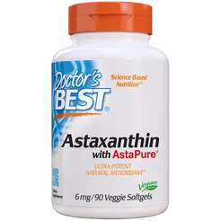 Astaksantyna 6 mg AstaPure Doctor's Best 90 kaps