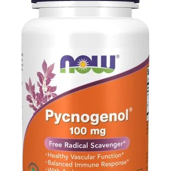 Pycnogenol, 100mg - 60 kaps. Now Foods