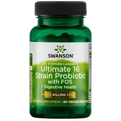 SWANSON Ultimate 16 Strain Probiotic with FOS 60dr vcaps.