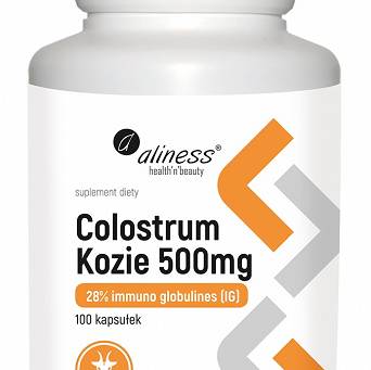 Colostrum Kozie 28% IG 500 mg x 100 kaps.