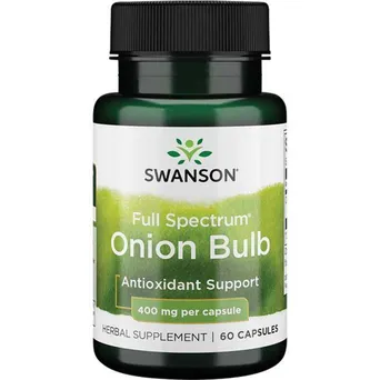 Full Spectrum Onion (Bulb), 400mg - 60 kaps.Swanson
