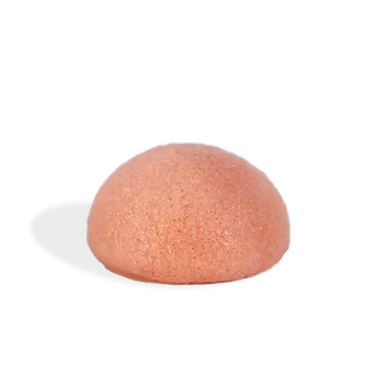 Naturalna gąbka konjac do mycia twarzy Mohani - z różową glinką 